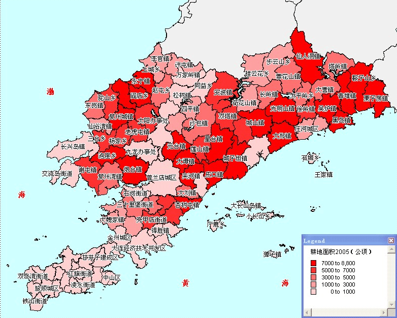 大连市各区地图